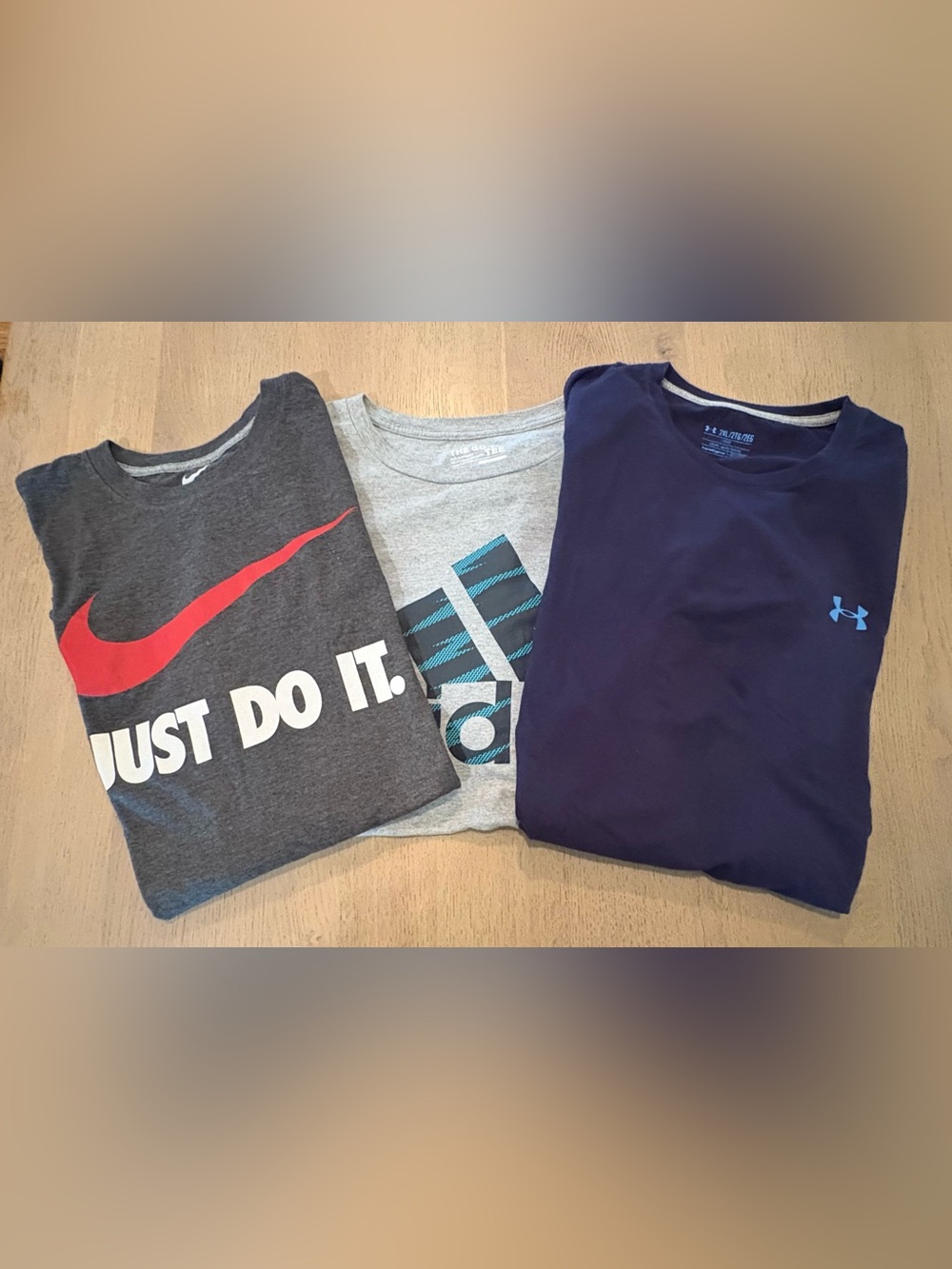 Men's Athletic Short Sleeve Tees Bundle - Nike, Adidas, Under Armour
